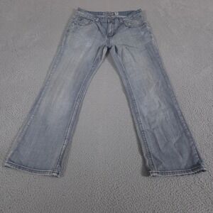 VINTAGE INC International Concepts Jeans Mens 34x30 Blue Bootcut Denim Y2K